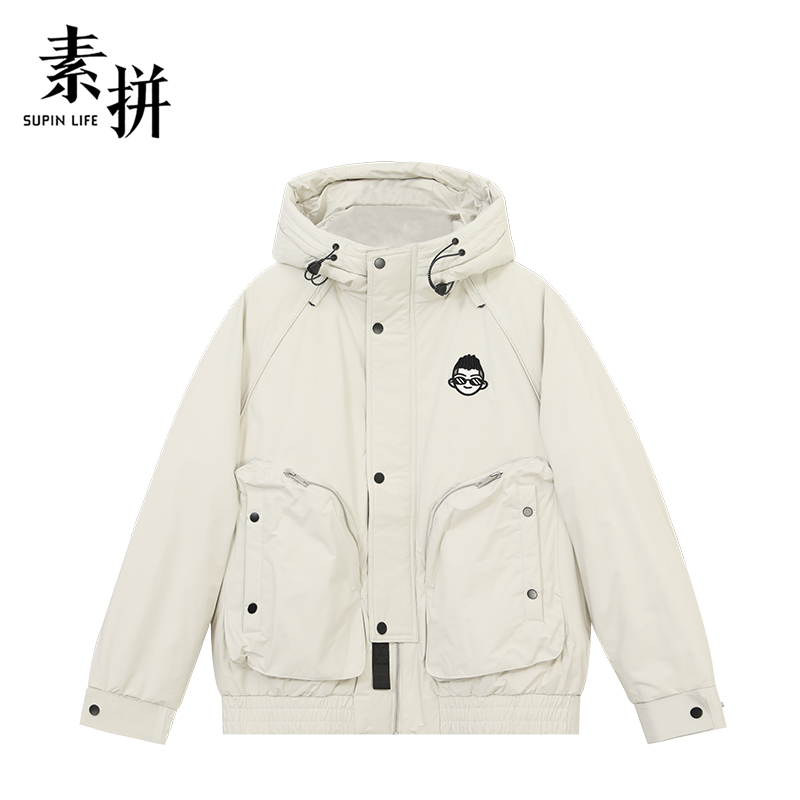 素拼男装鹅绒服SPAYR357684BM
