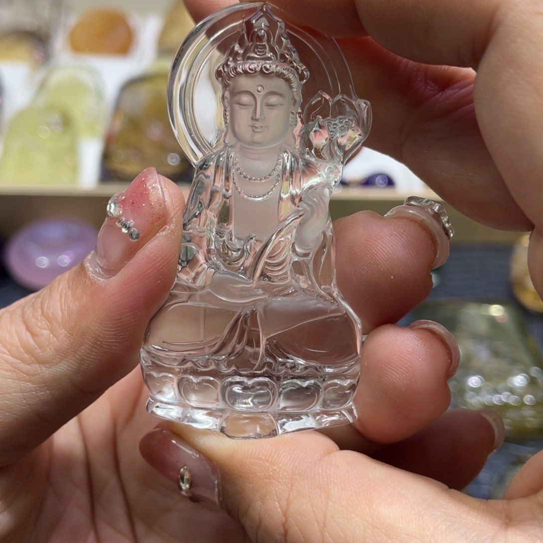 水晶颈饰未镶嵌定制