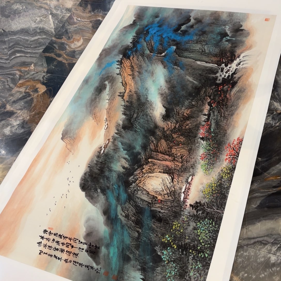 横款精品书画作品