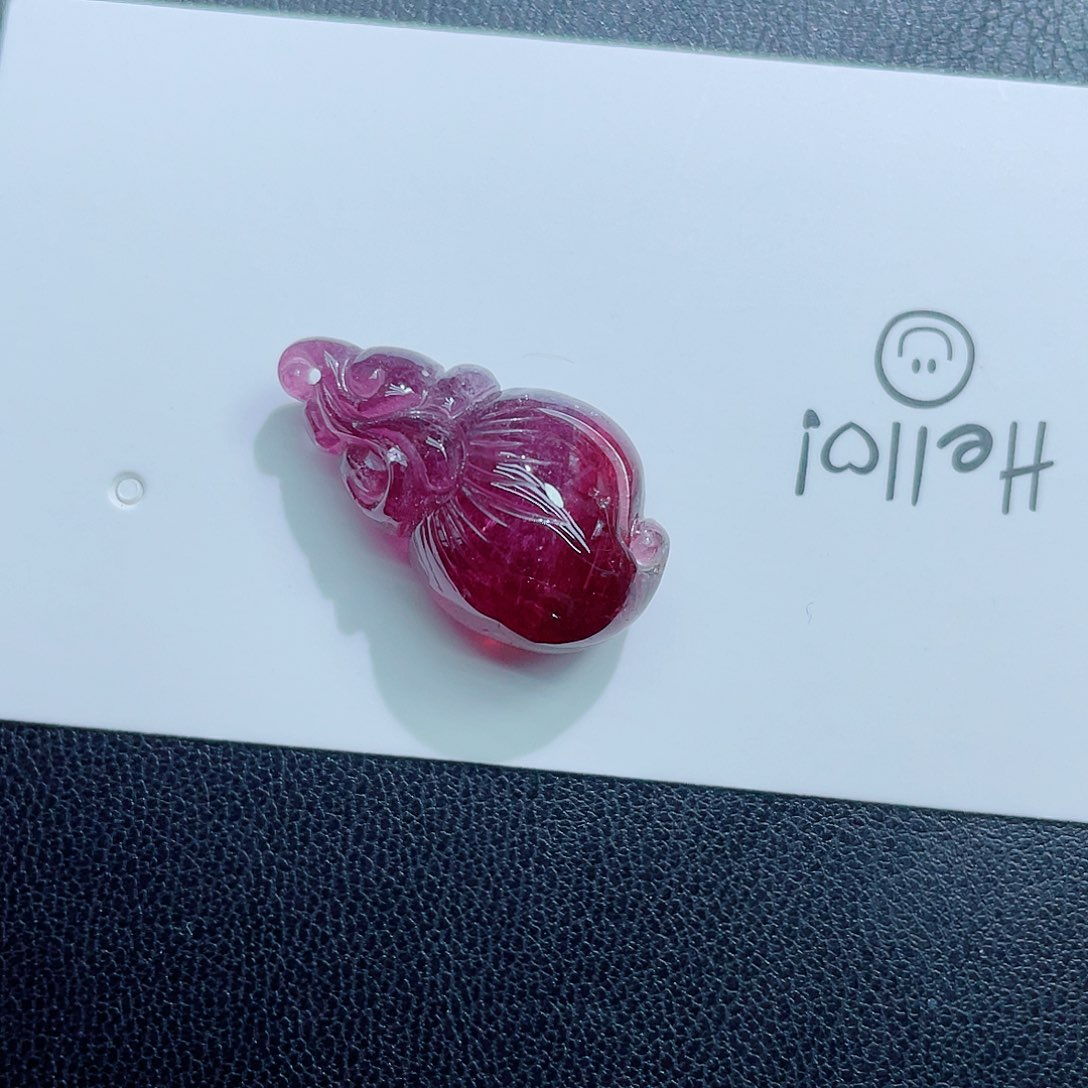 未镶嵌颈饰碧玺定制款发货