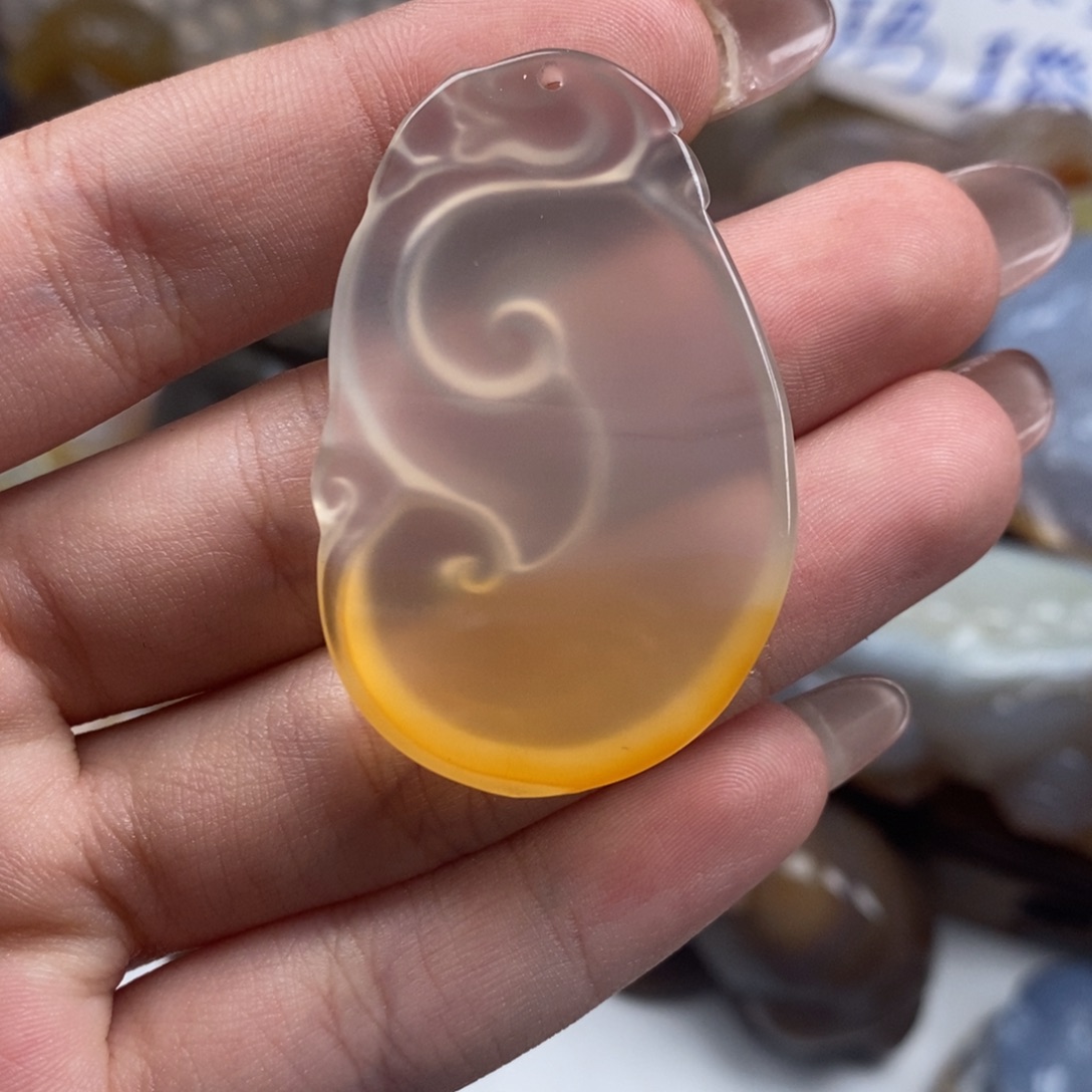 玛瑙/玉髓未镶嵌颈饰