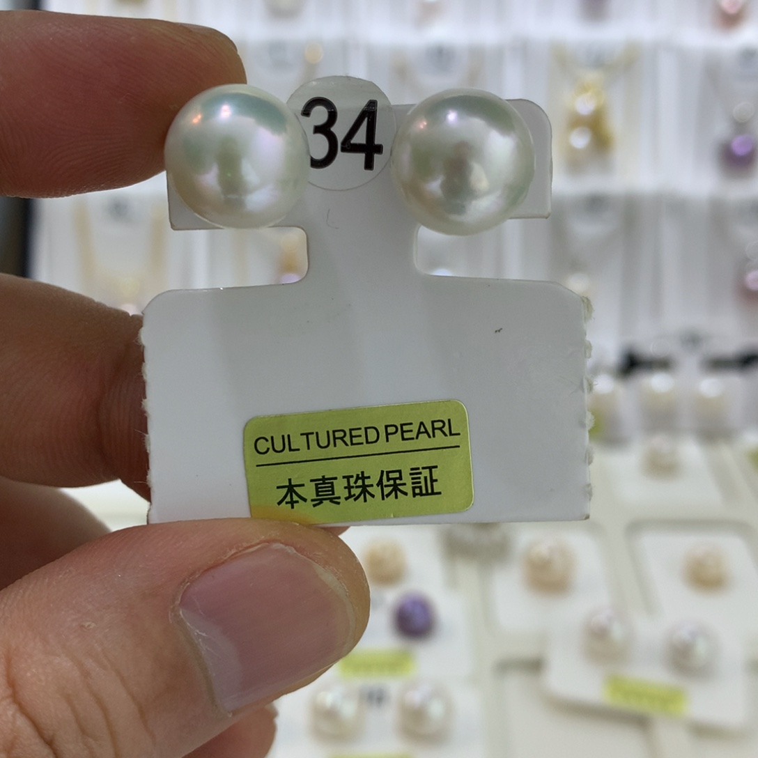 淡水珍珠银S925镶嵌戒指