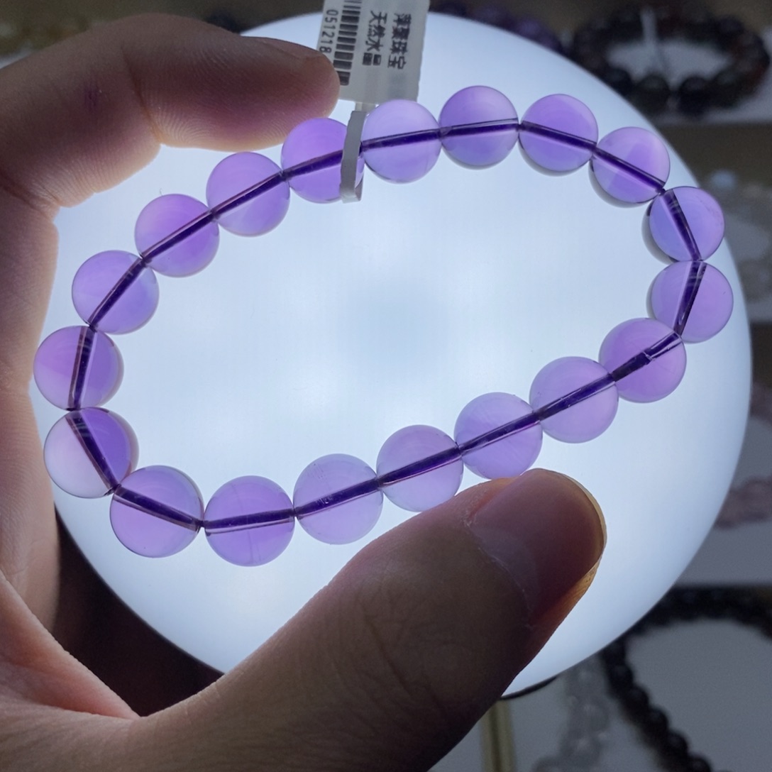 水晶手链未镶嵌纯天然