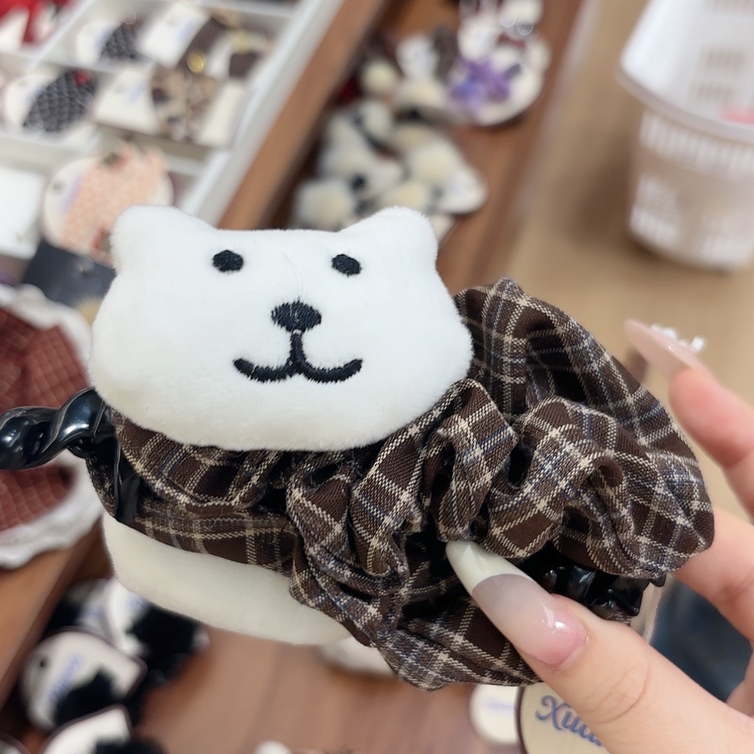 皮质铁合金发饰发夹