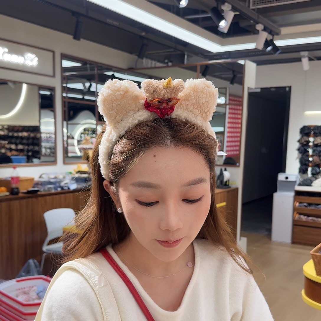 布艺非金属洗脸发箍