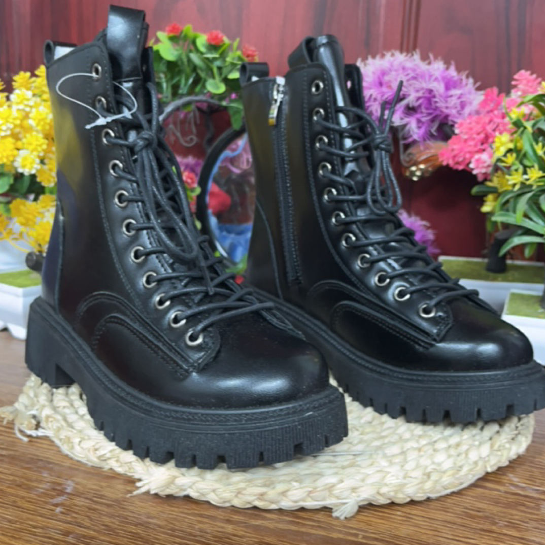 缘缘秋季单里气质时尚潮流短靴女鞋15858