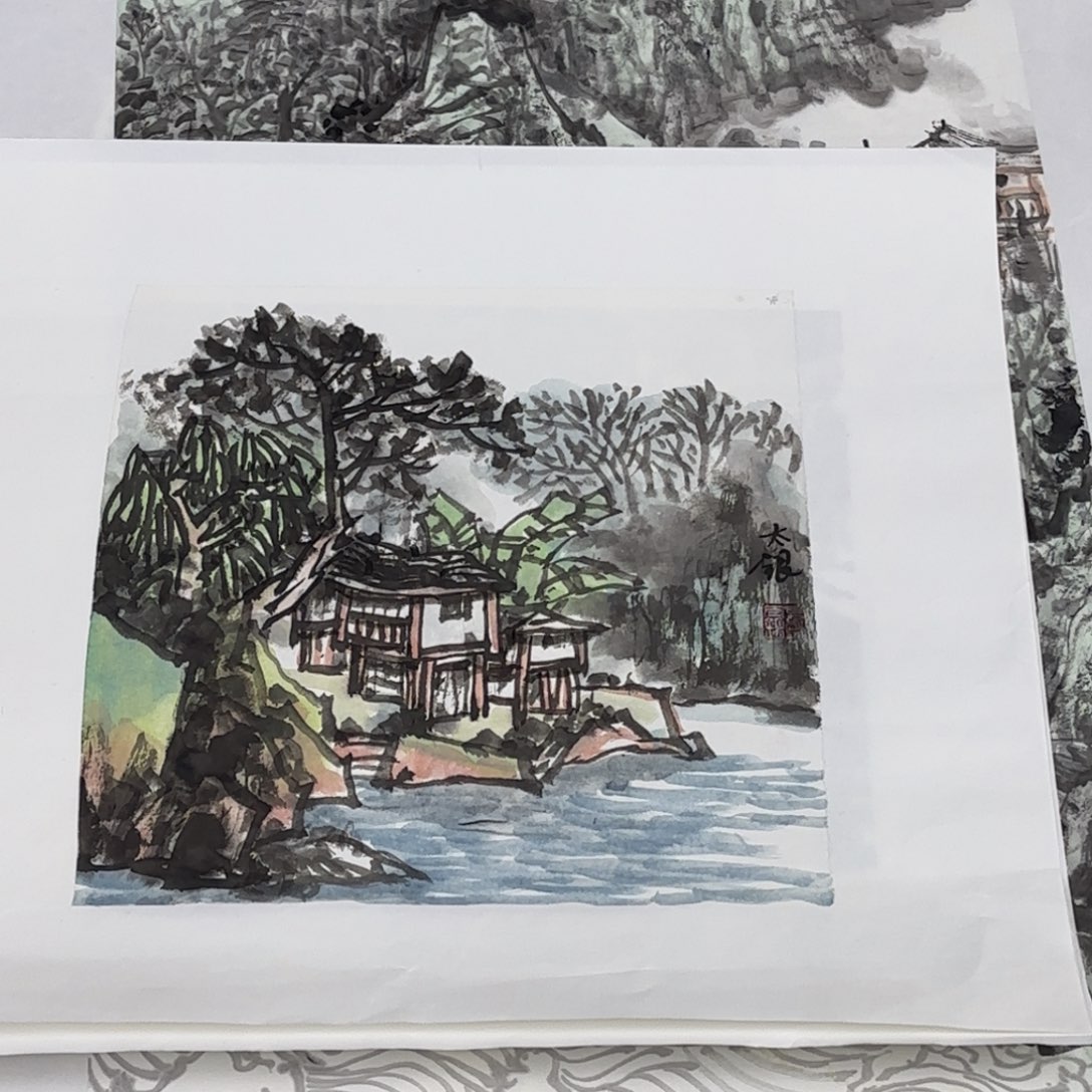 国画国画太银老师作品刘