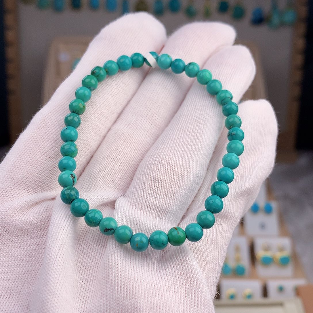 绿松石耳饰未镶嵌