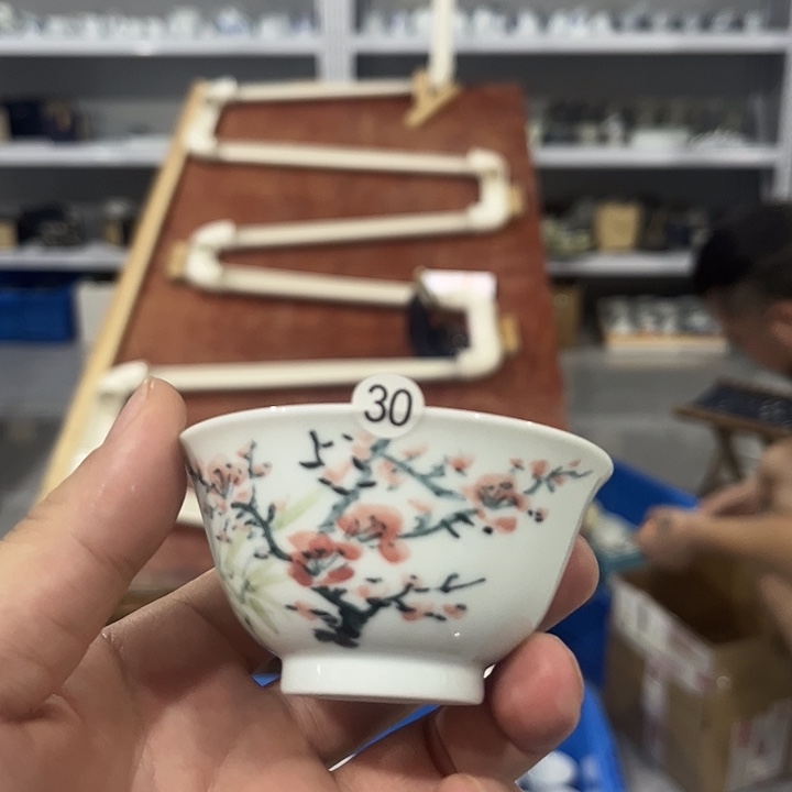闹***有景德镇手工手绘陶瓷茶具