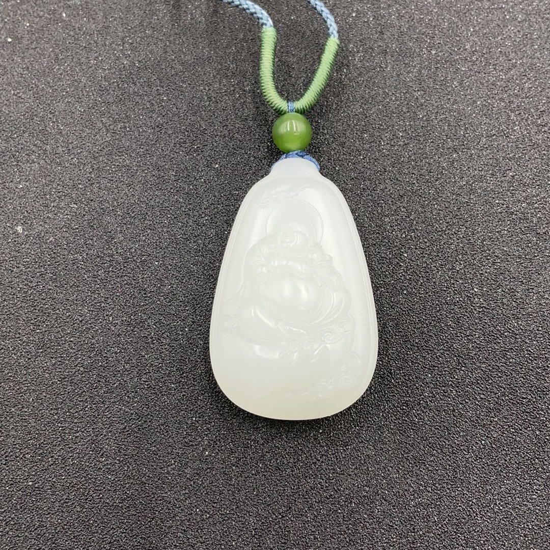 BY0205FWY204 和田玉佛公挂件