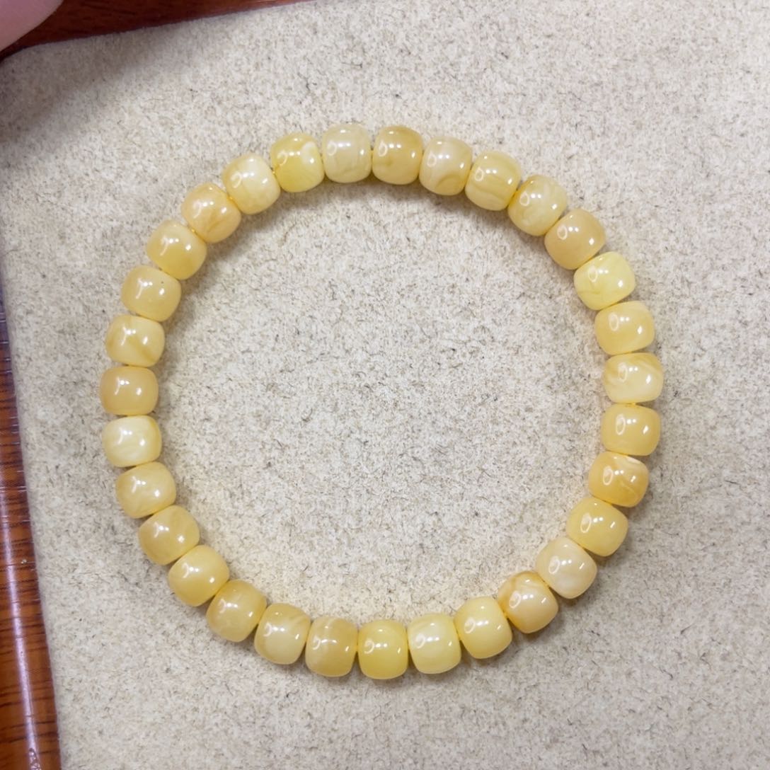 蜜蜡珠宝奇石未镶嵌7.2mm