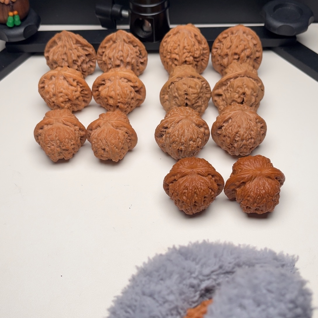 花***)核桃把件39+全品铁锤