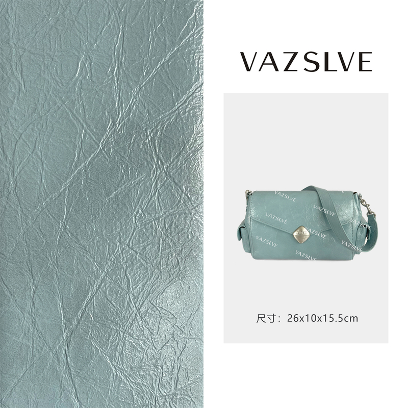 VAZSLVE/原创设计QYX-81449-晶石蓝 春季新款轻奢小包