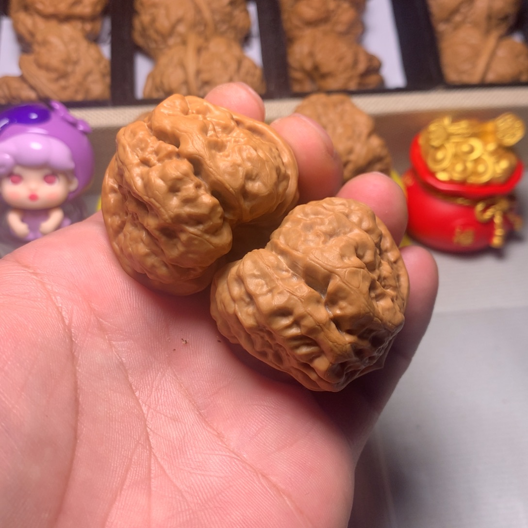 王***儿桃核把件精品蛤蟆头0001