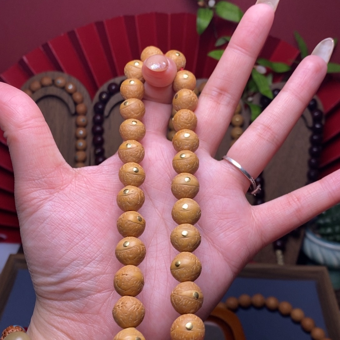 凤眼菩提手串12手持铜