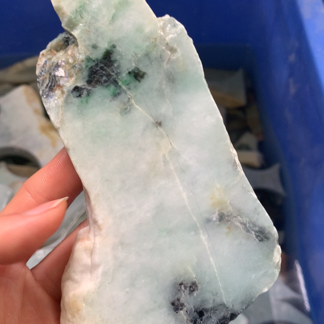 翡翠裸石翡翠边角料