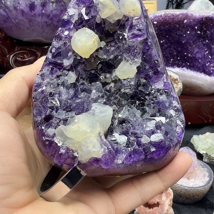 未镶嵌珠宝半成品紫晶