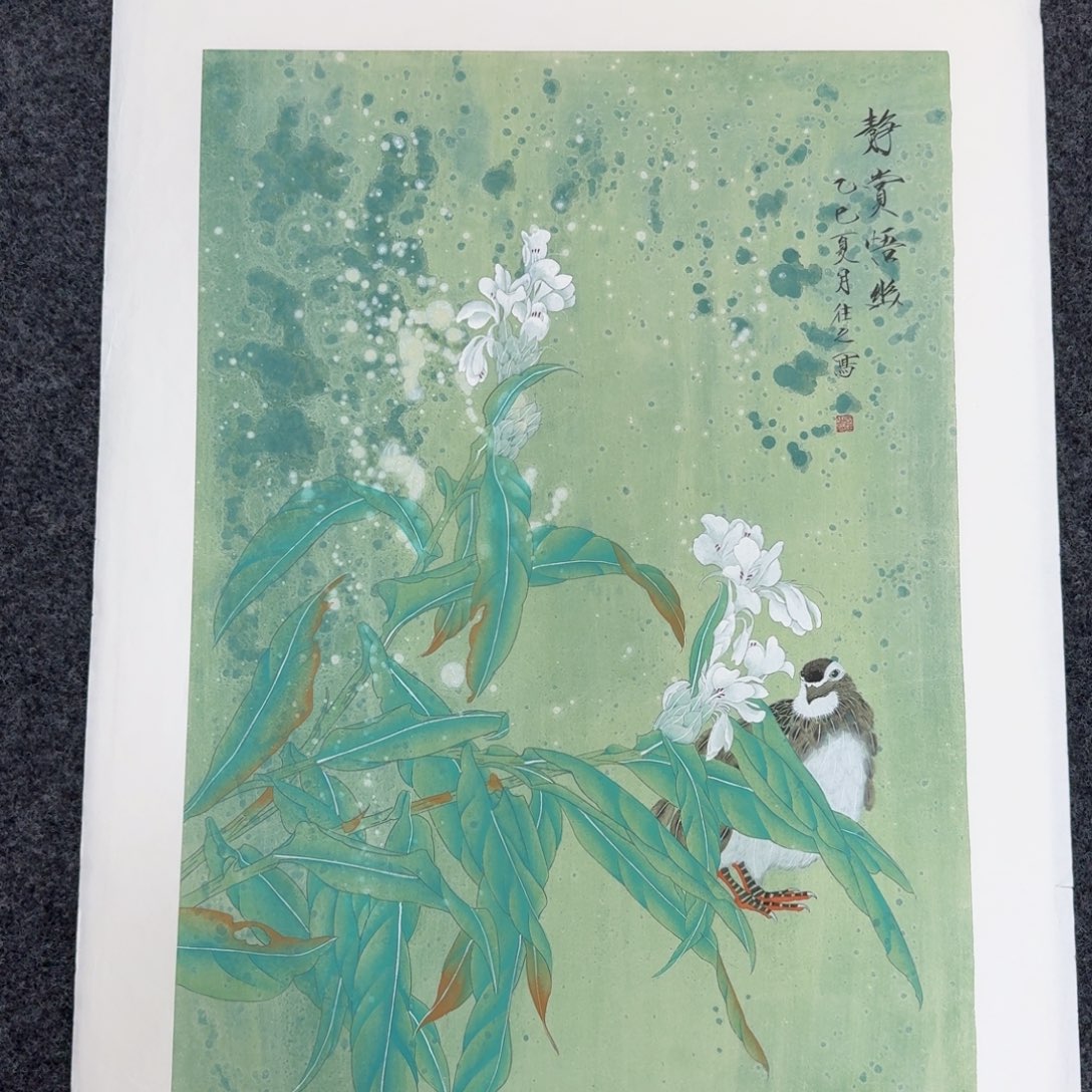 国画国画作品山水花鸟纯手绘