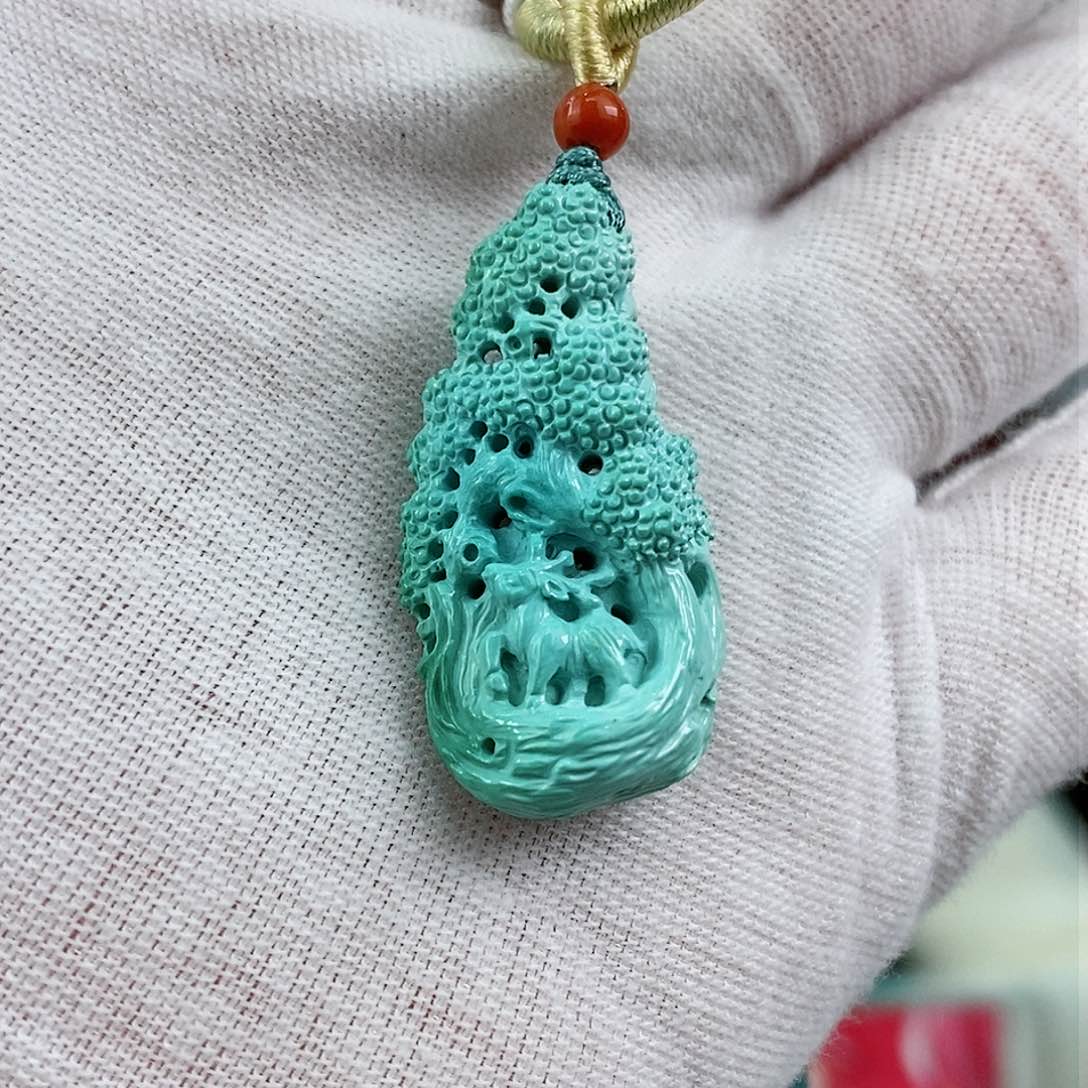 绿松石珠宝奇石未镶嵌