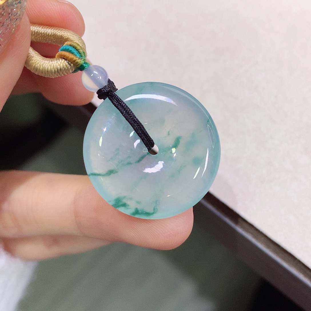 翡翠未镶嵌颈饰23.4-5