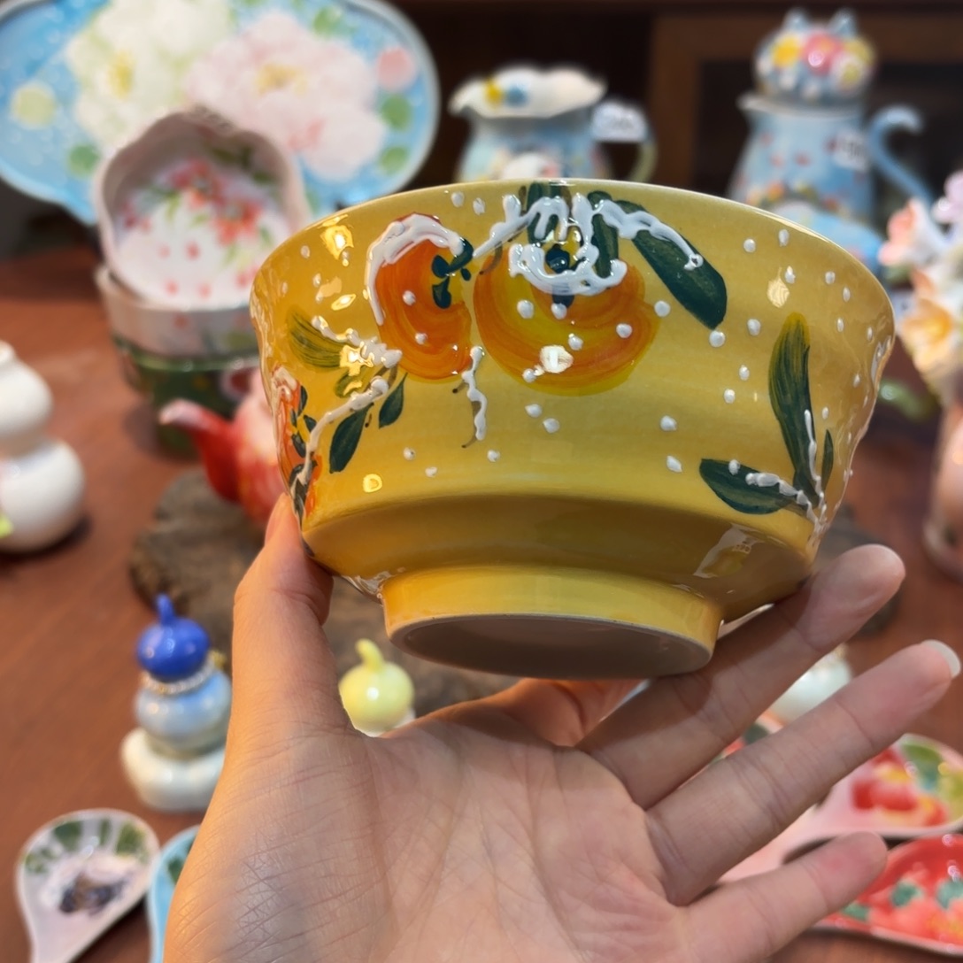 景德镇手绘高温釉下彩陶瓷茶具