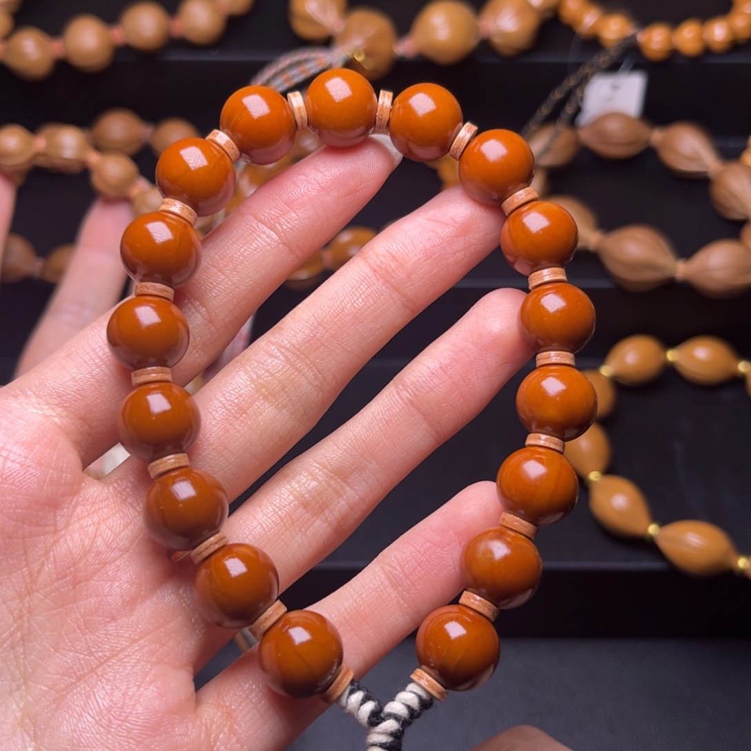 橄榄核手串/手链光珠