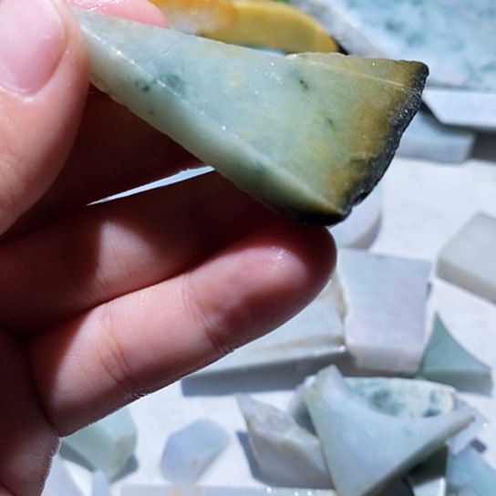 翡翠散珠边角料25