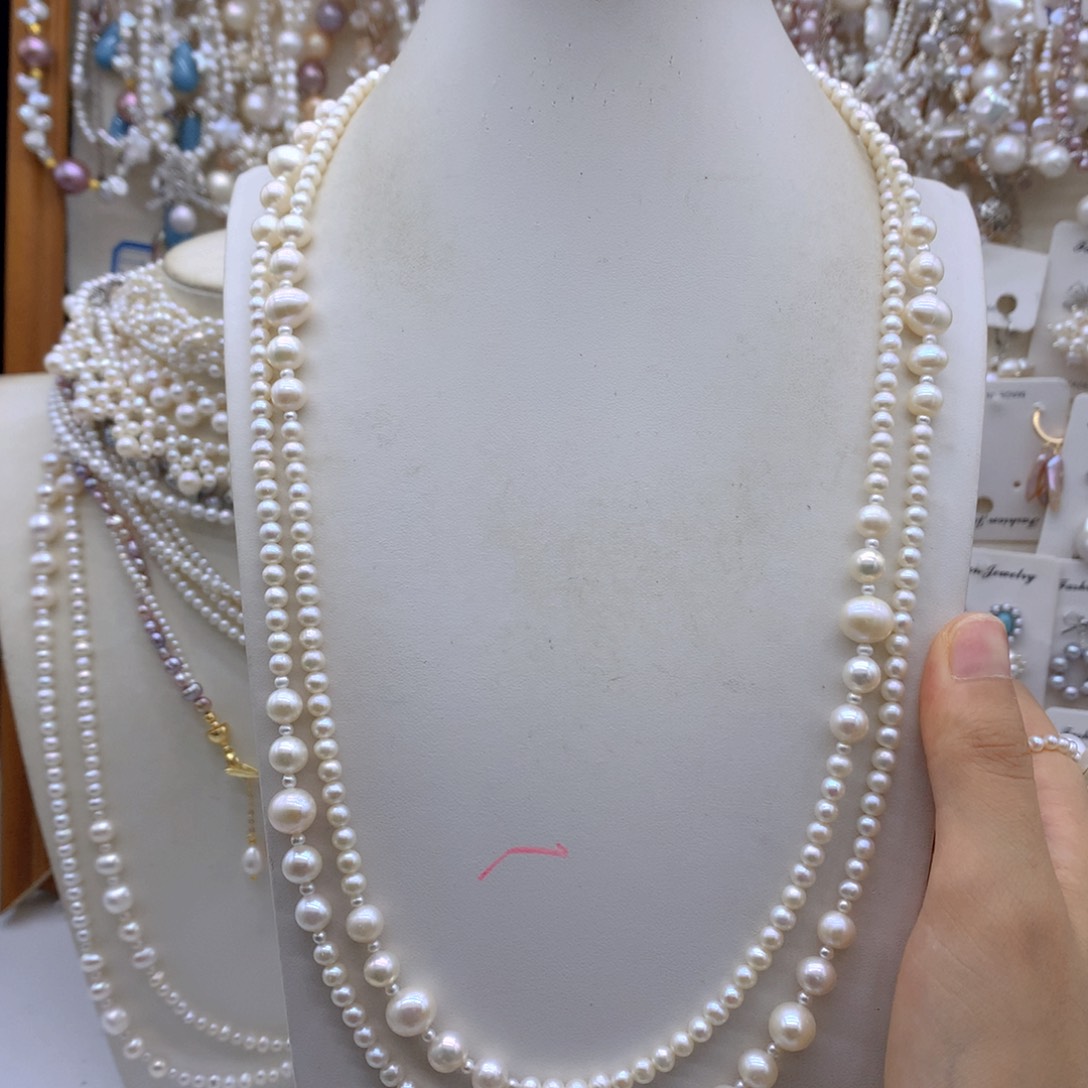 *****合金淡水珍珠项链耳饰