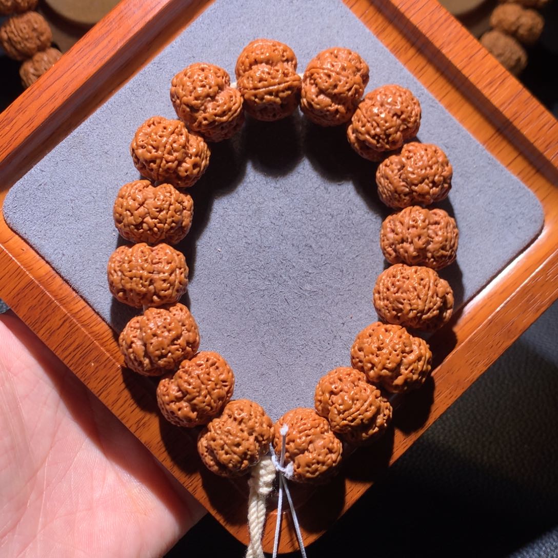 金刚菩提手串21麒麟梅花定制