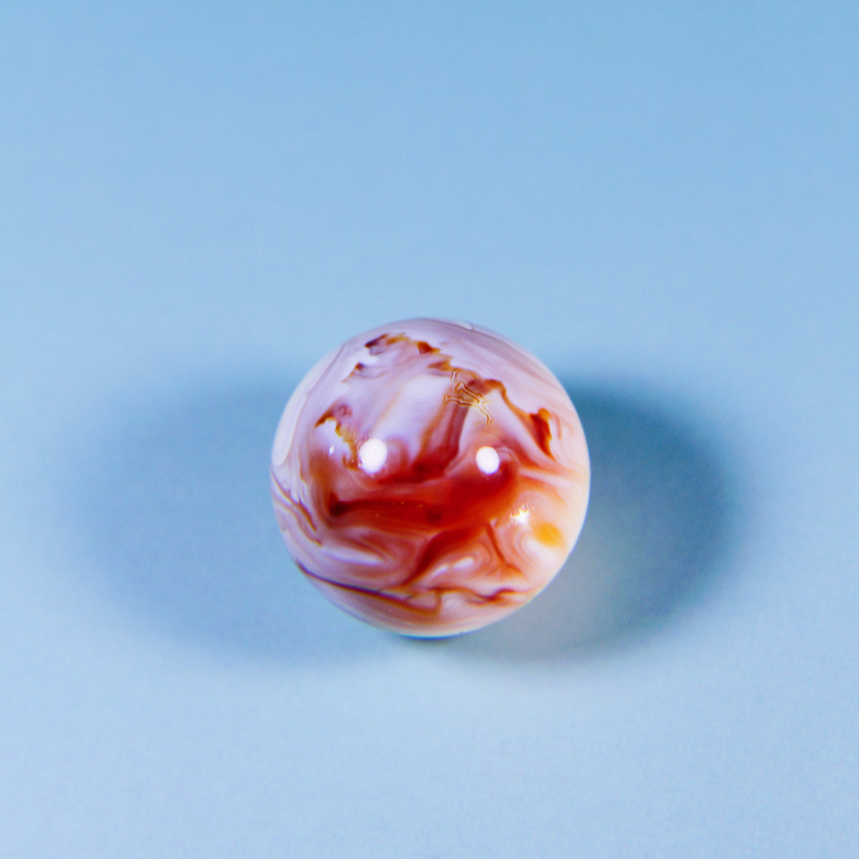 沁色蜜蜡蜜蜡单珠直径17MM重2.93克