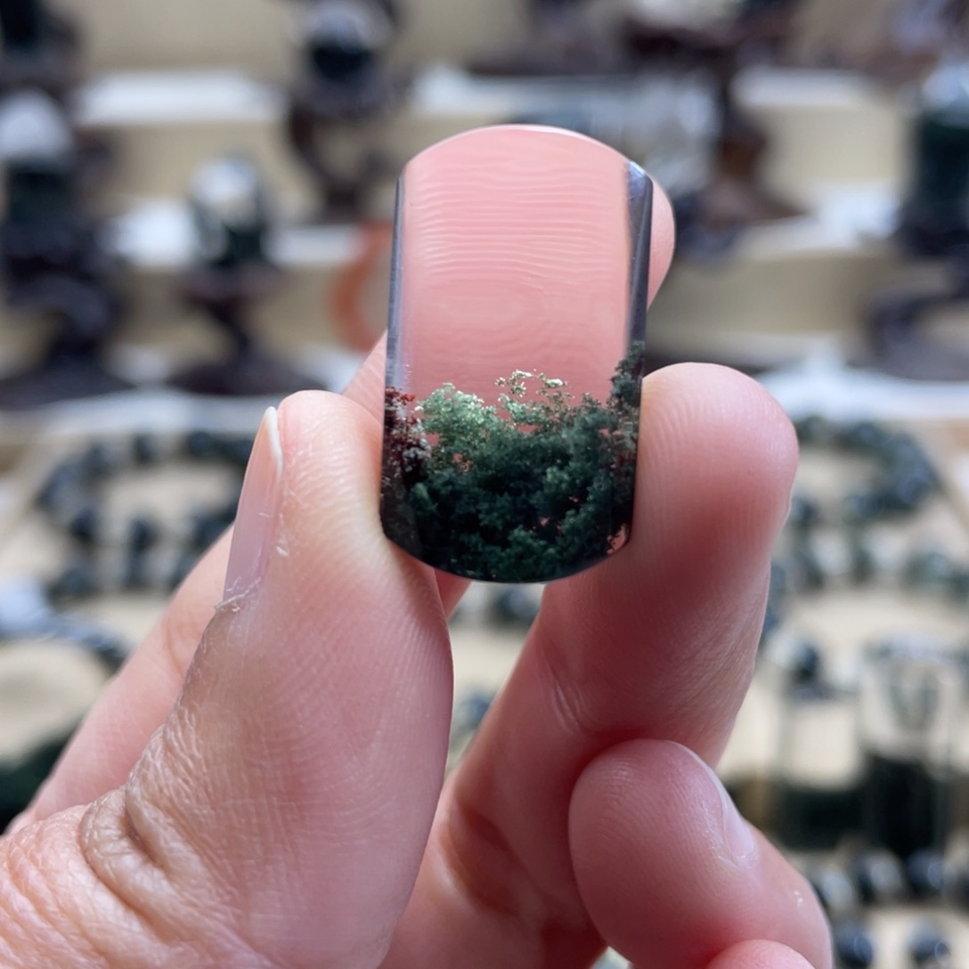 水晶颈饰未镶嵌绿幽灵吊坠