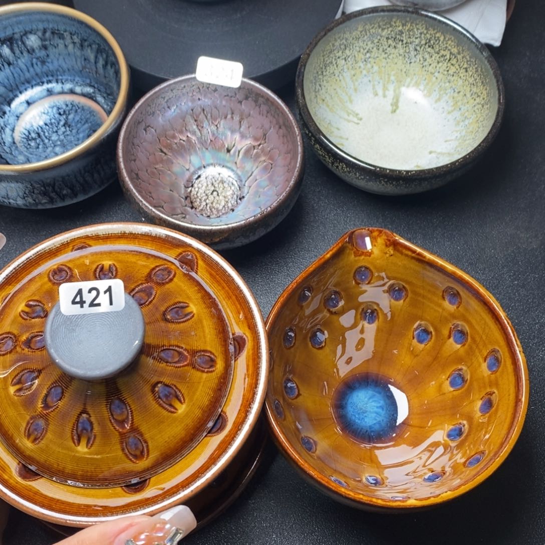 茶盏云****药建窑建盏主人杯421