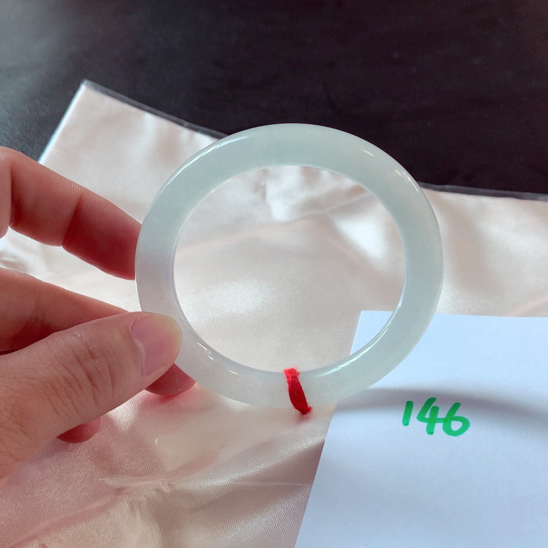 未镶嵌手镯翡翠缅甸天然A货翡翠手镯55圆条