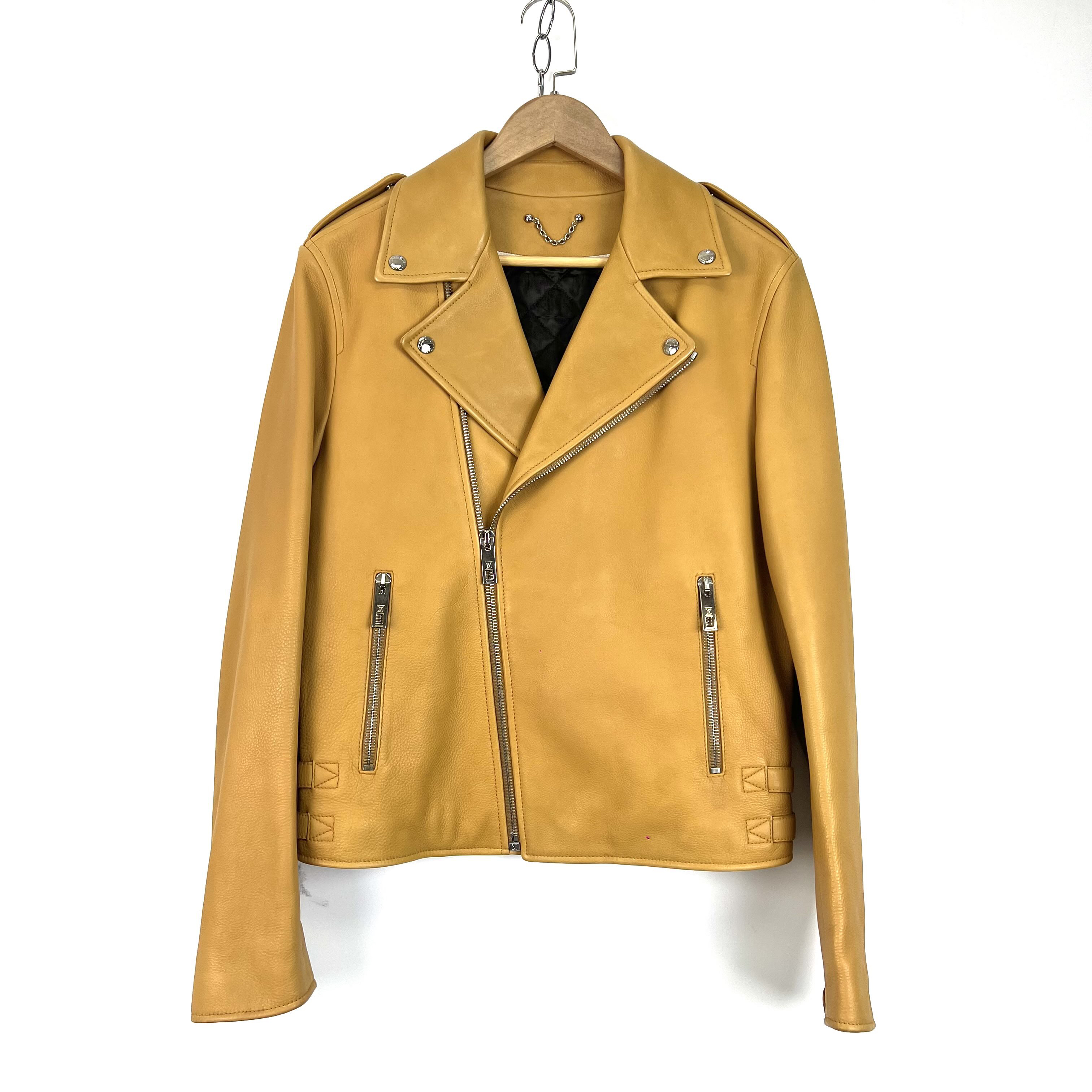 95新 LouisVuitton/路易威登 48码/机车皮衣夹克外套/如图/07386/