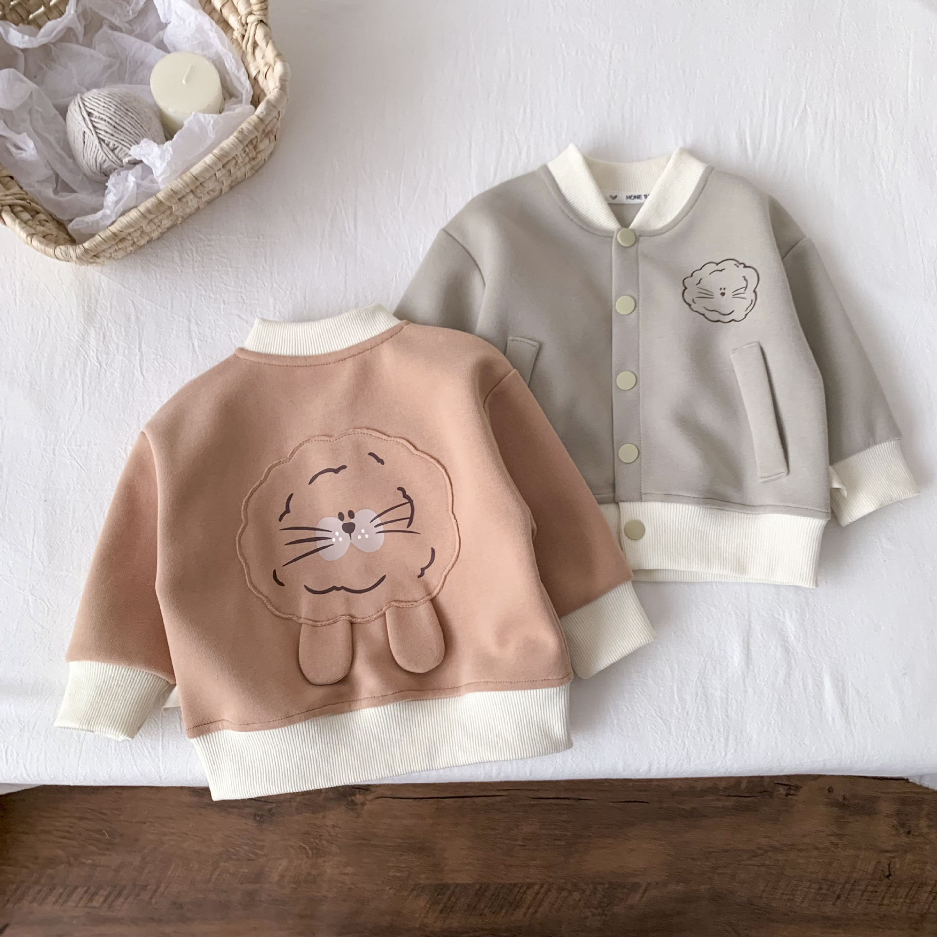 儿童衣服春秋季宝宝外套棒球服男童女童韩板外出服婴幼儿上衣开衫