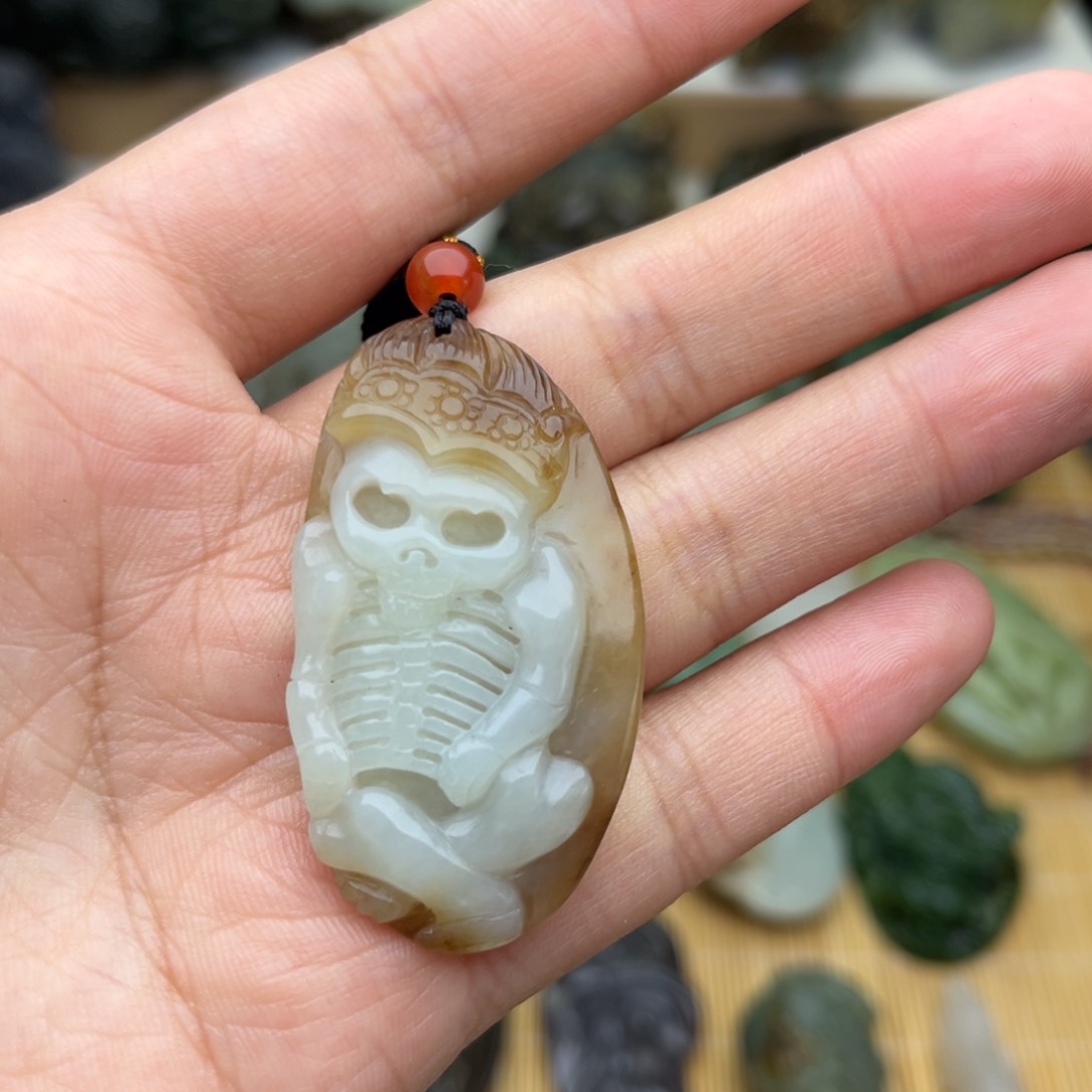 和田玉颈饰未镶嵌