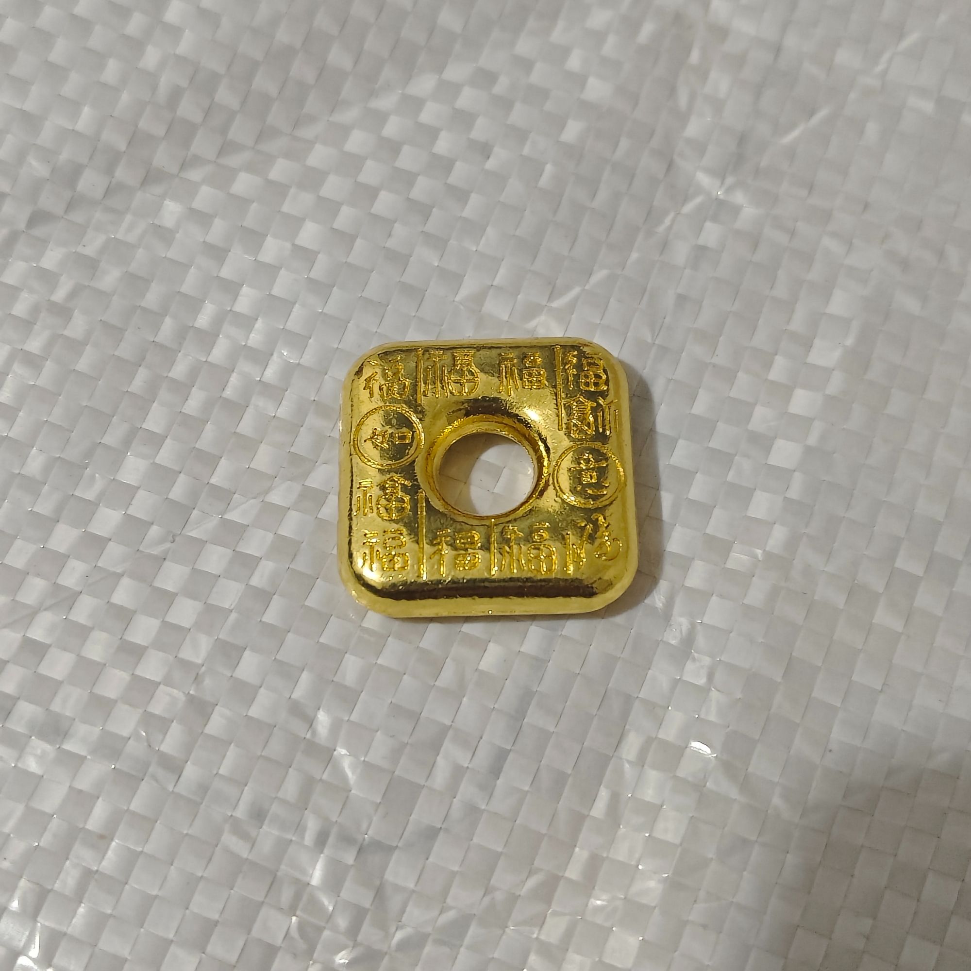 【高奢高品】珐琅吊坠 水贝中缅贸易时尚四方扣吊坠 A20