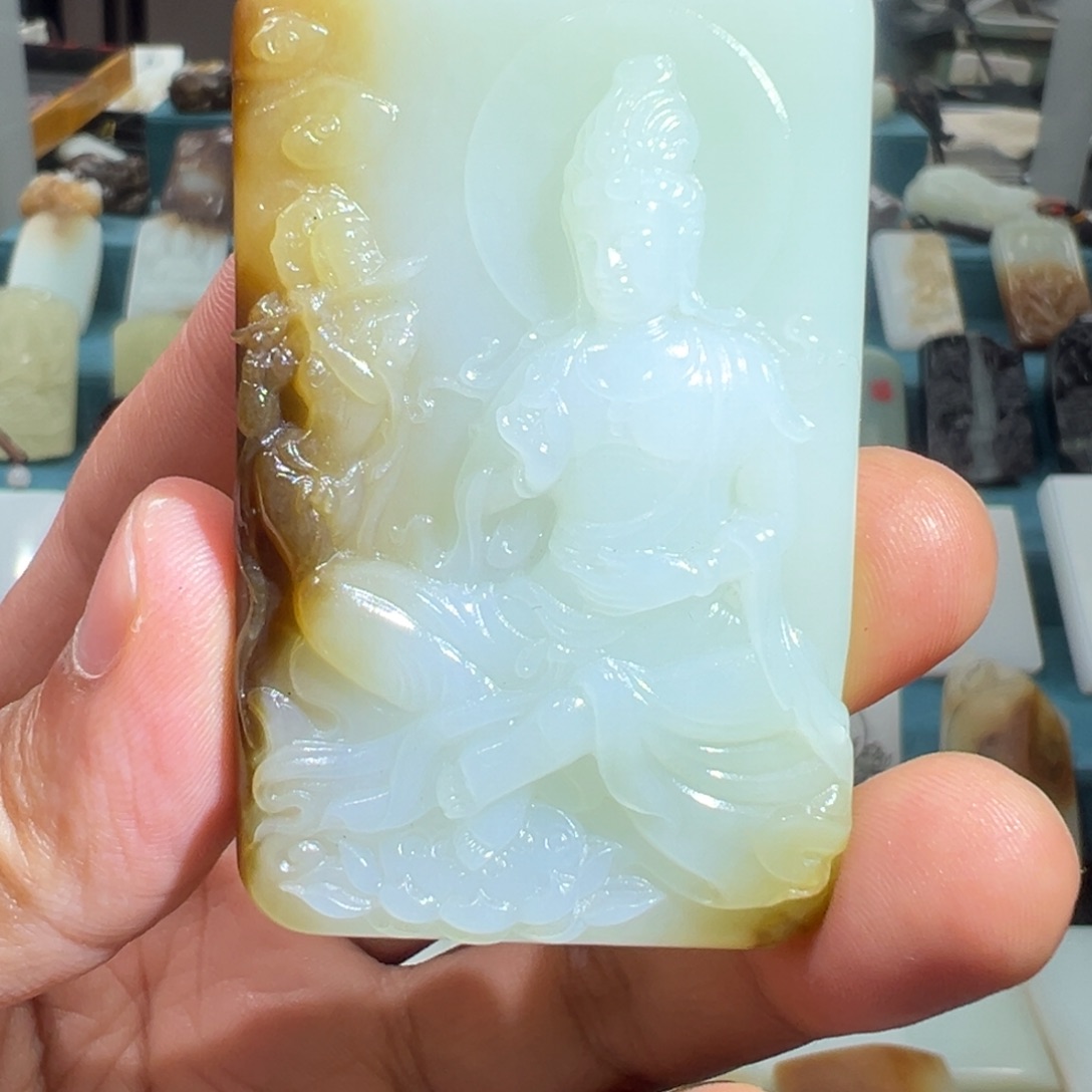 挂件未镶嵌定制和田玉