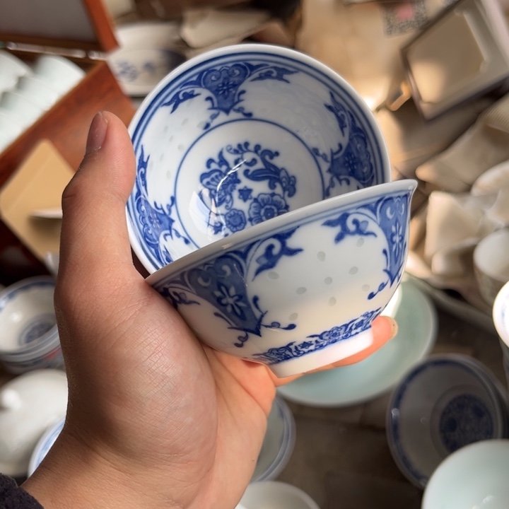 瓷碗景德镇高温细白瓷餐具