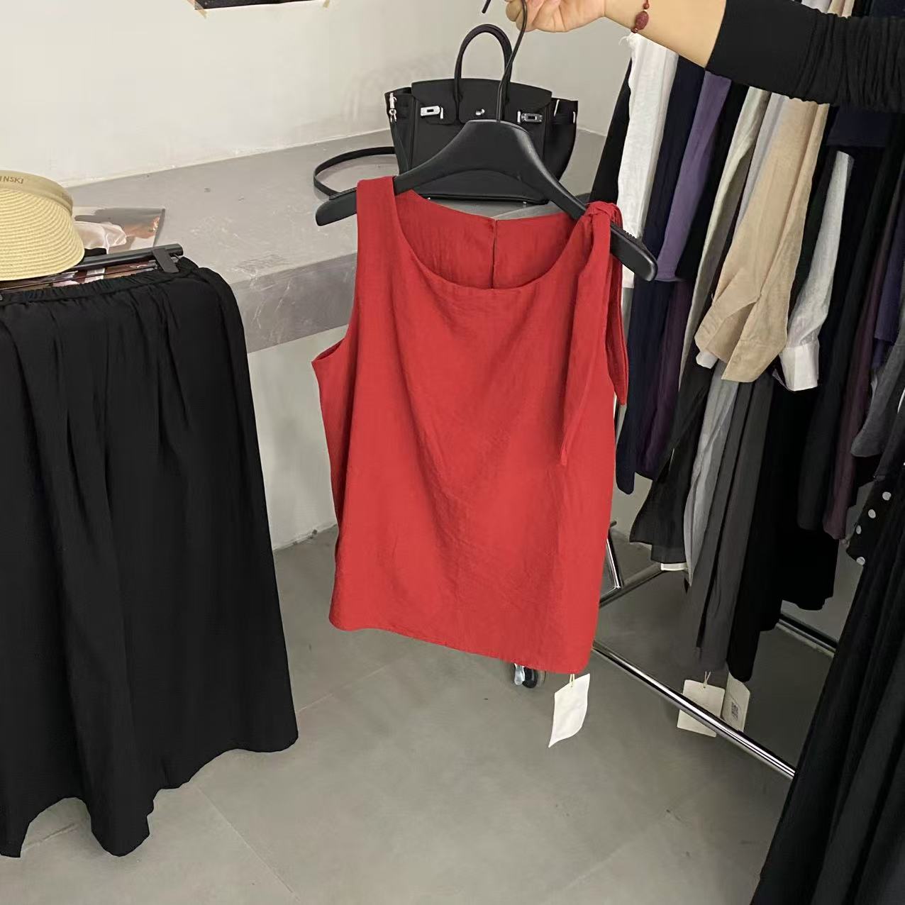 【ARONG阿荣家】无袖背心08006-红色-F