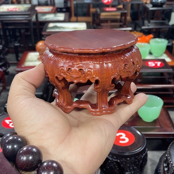 香榧木红木底座工艺品