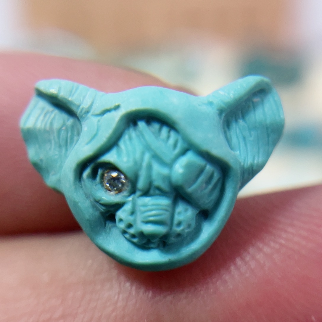 绿松石珠宝奇石未镶嵌