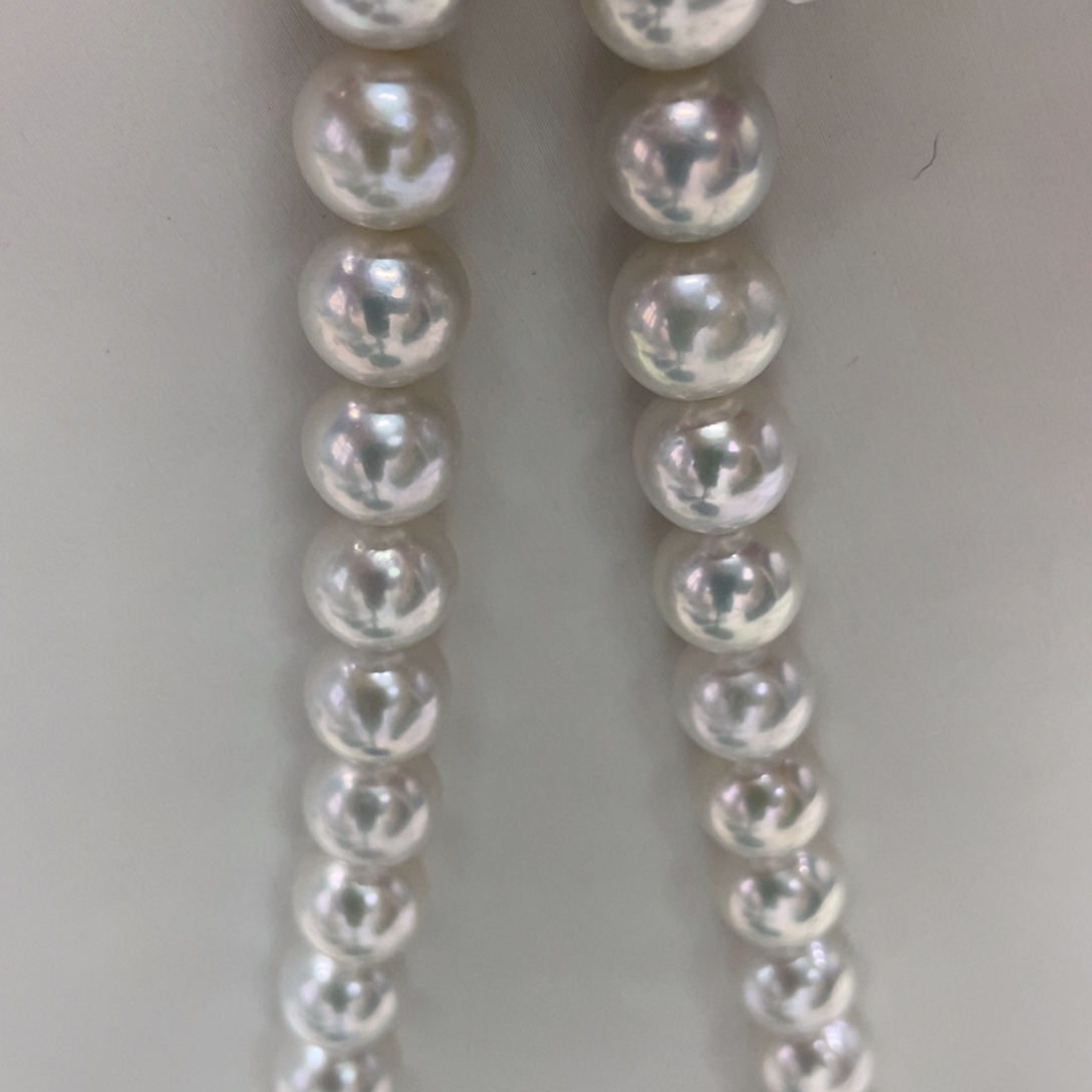 淡水珍珠项链银S925镶嵌