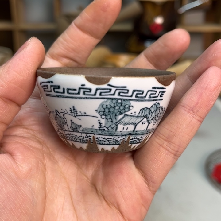 壶老段烧陶瓷茶器