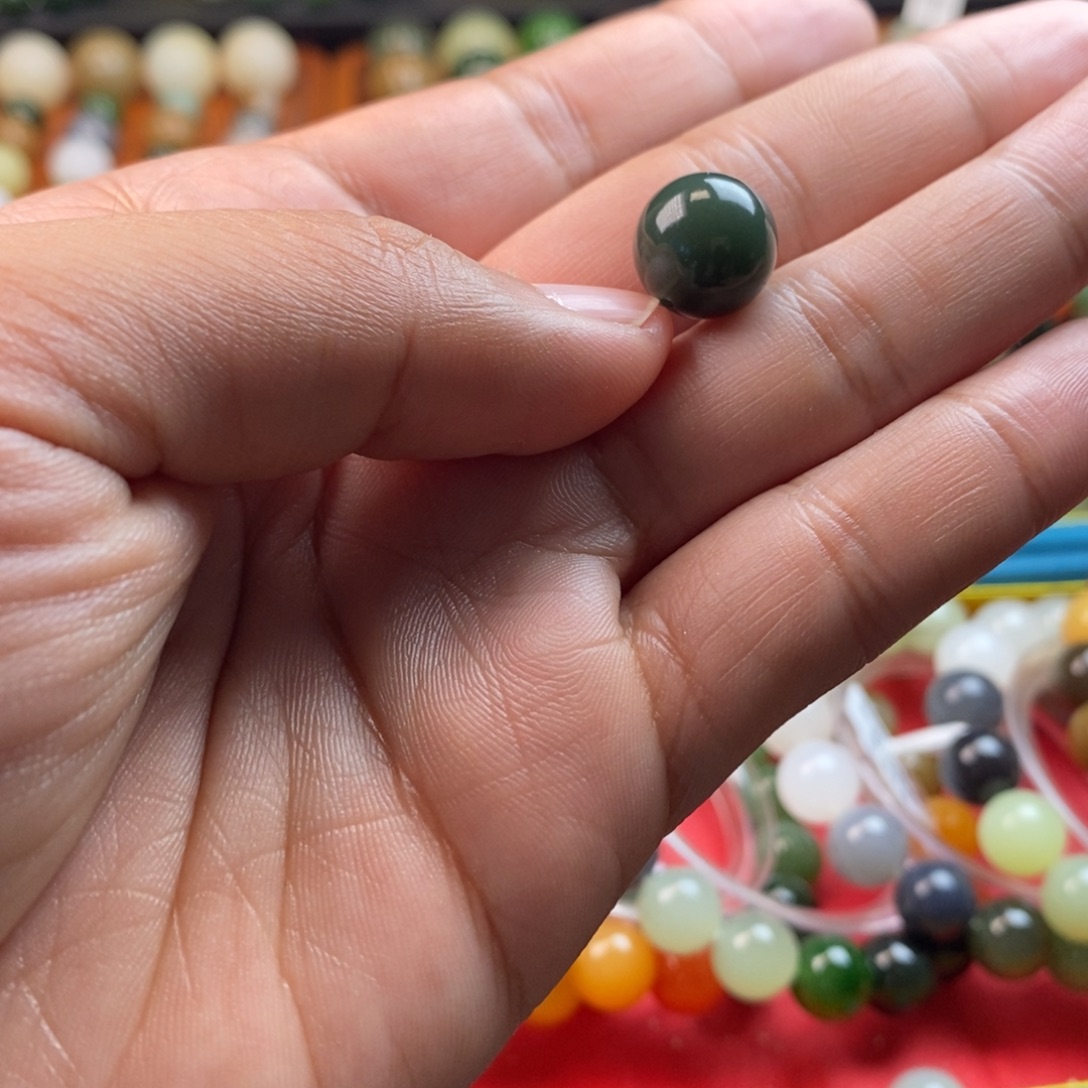 和田玉未镶嵌珠宝奇石卡12一细青玉y