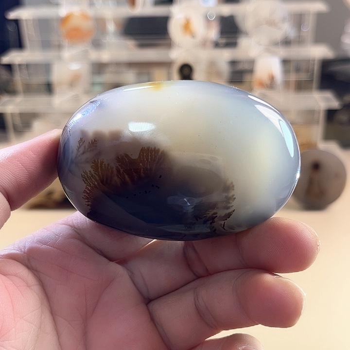 站***下玛瑙/玉髓未镶嵌吊坠(不含链)