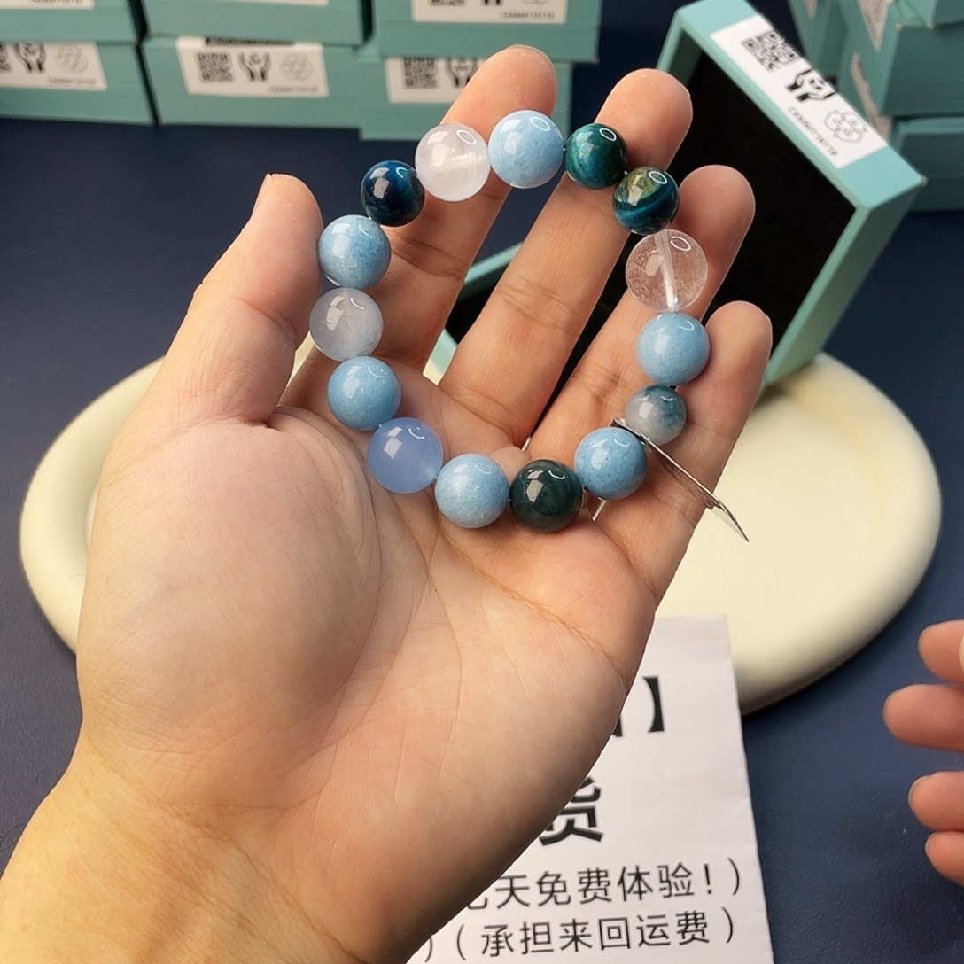 银S925镶嵌手链水晶