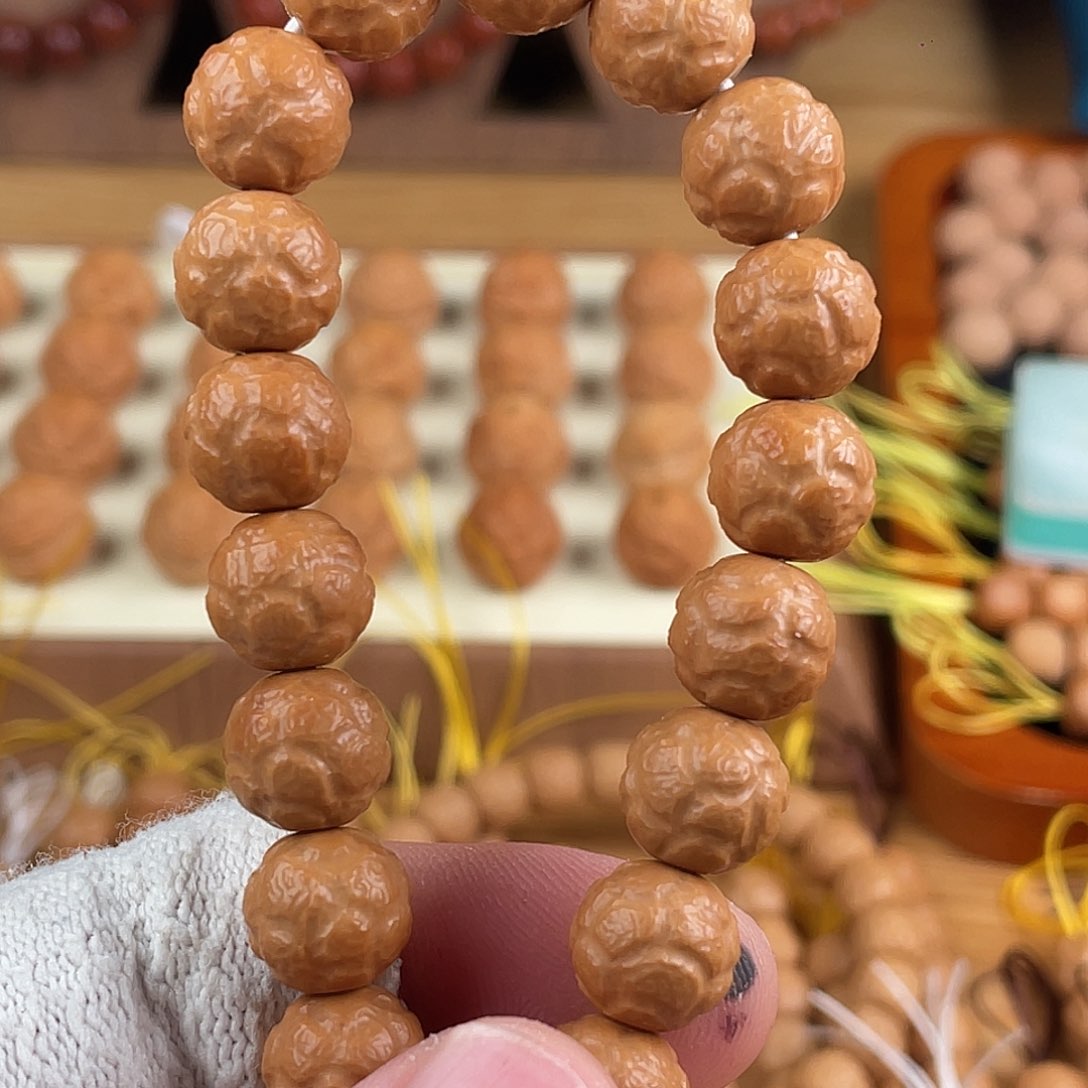 猴头核桃手串纯手工饕餮