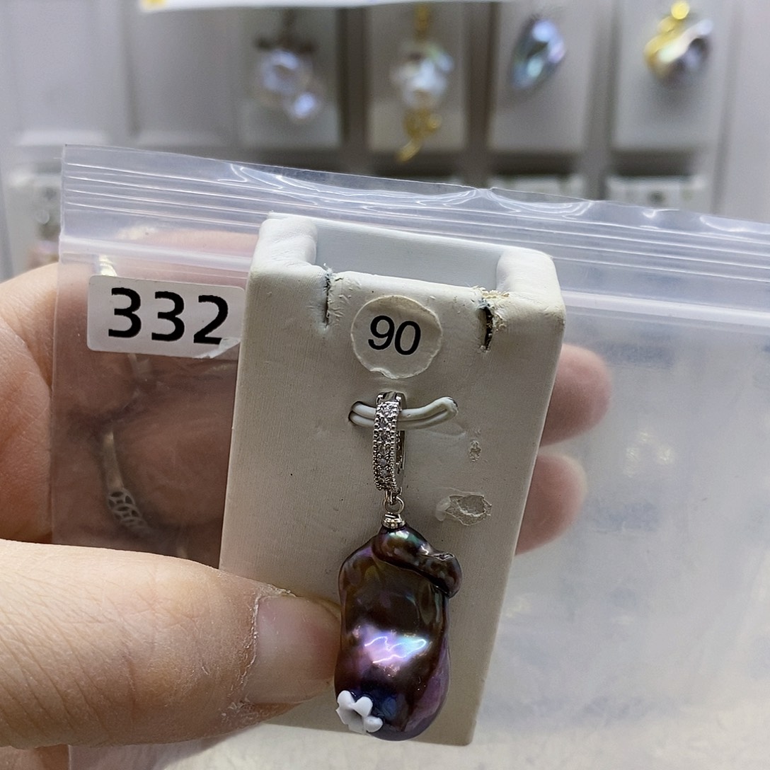 颈饰合金淡水珍珠