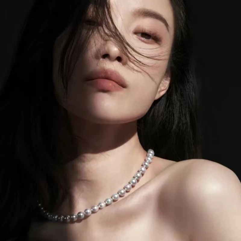 铜合金项链 【高端定制】超好看气质大圆珠项链